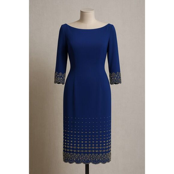 NWT Ignite Evenings Embellished Beaded Dress size 10 - Picture 1 of 10
